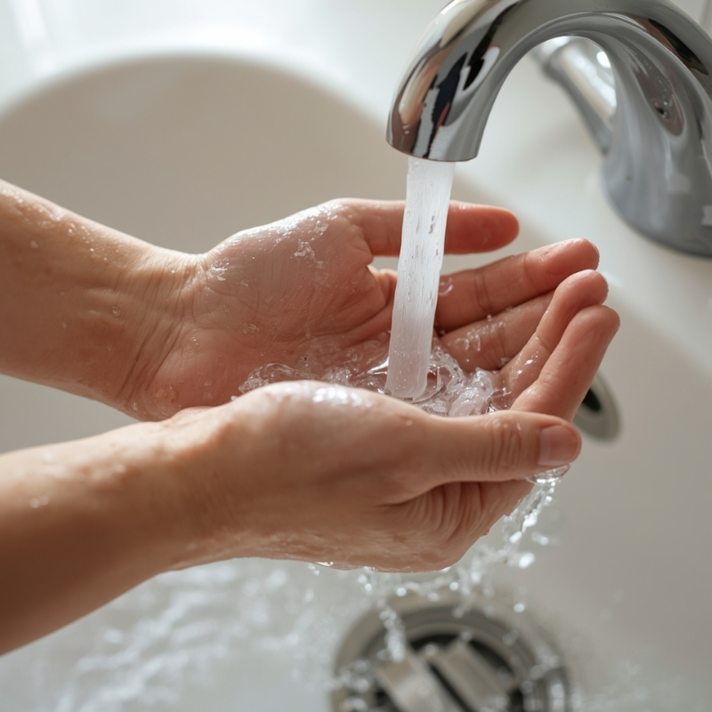 手洗いと手指衛生のイメージ